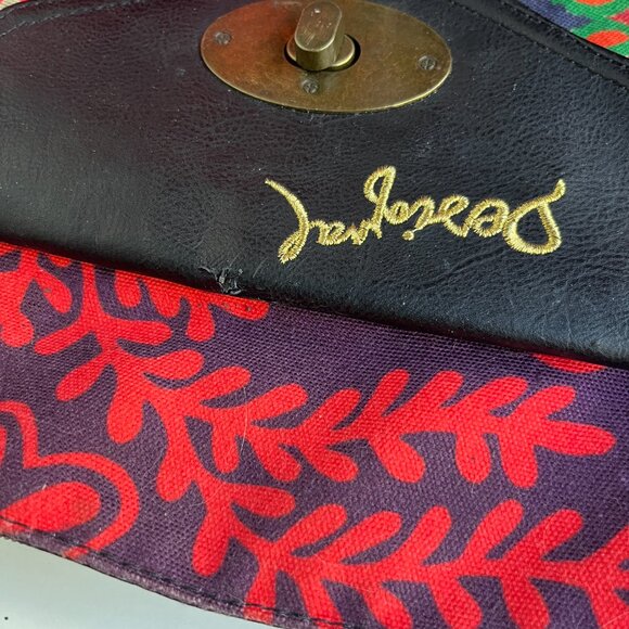 Desigual McBee Bag & Wallet Combo - Multicolor Canvas Crossbody Bag, Used - Picture 7 of 14